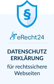 Datenschutz geprüft durch eRecht24